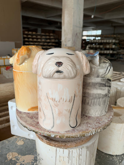 Hand-painted Pet Urn (Dog)